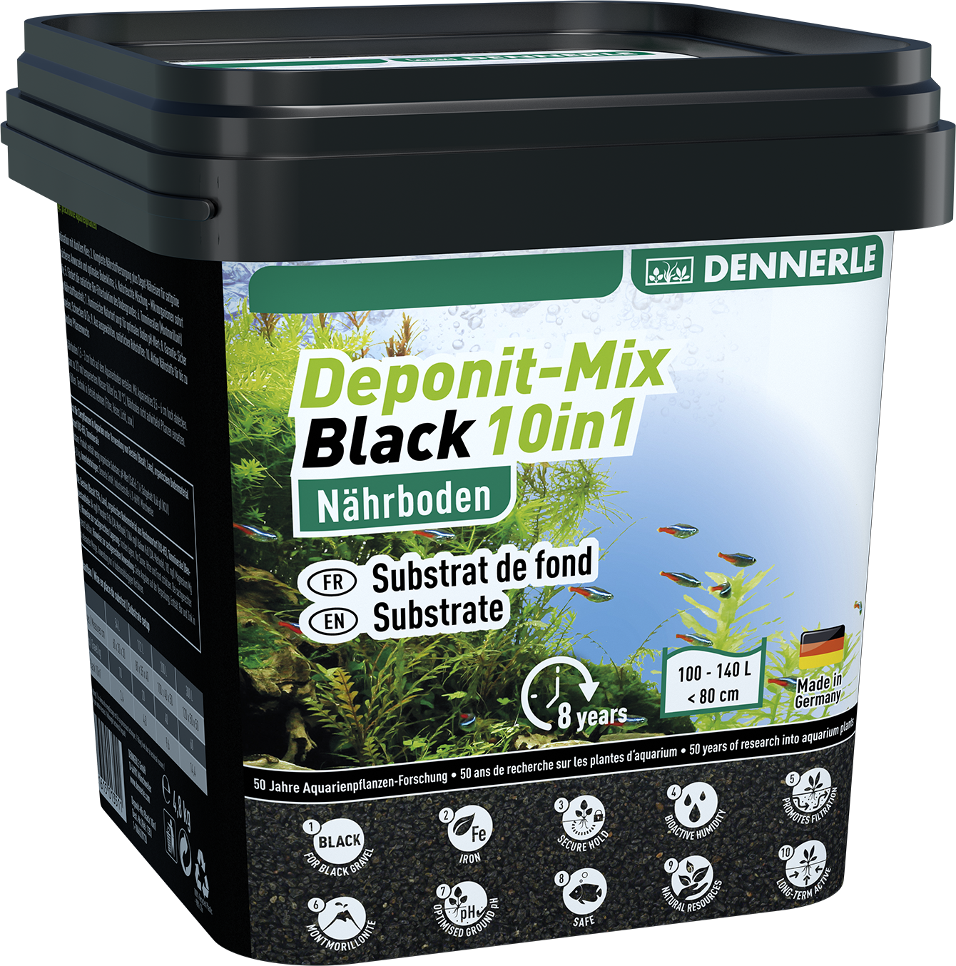 דיפונט מיקס שחור 10ב1 – 4.8 ק"ג דנרלי Deponit-Mix Black 10in1 – 4.8kg DENNERLE