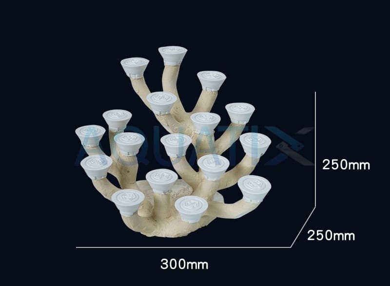 מסלעת קרמיקס בראנץ במידות 300*250*250 מ"מ מדגם J40-1B