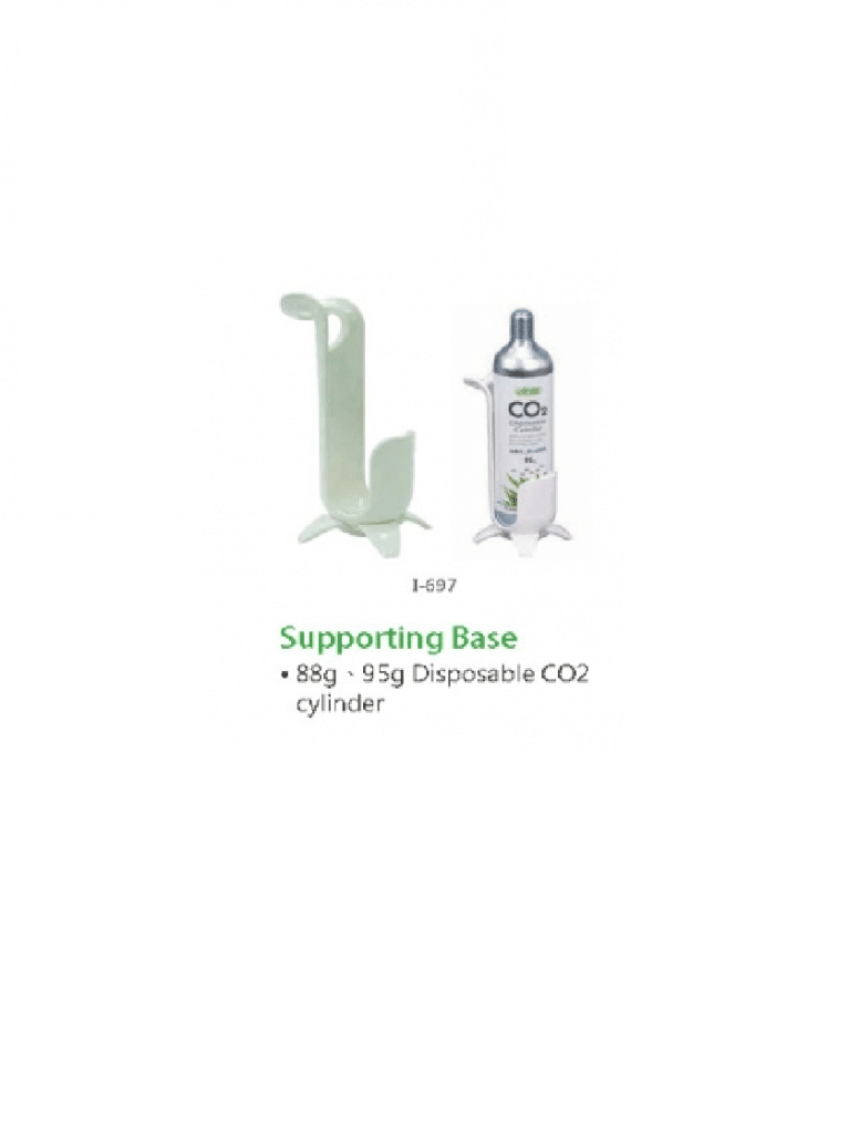 בסיס תומך למיכל CO2 חלופי חד פעמי 95 גרם